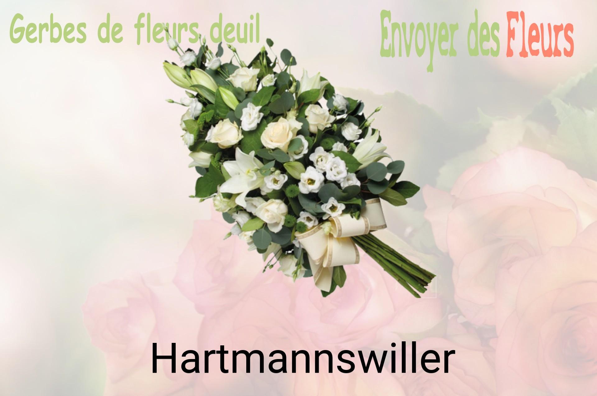 Gerbe de fleurs de deuil livrée à Hartmannswiller
